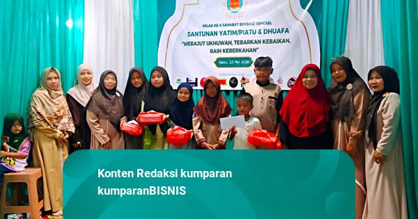 Pegadaian CPS Pondok Aren-Sahabat Berbagi Tangsel Gelar Santunan Yatim & Duafa