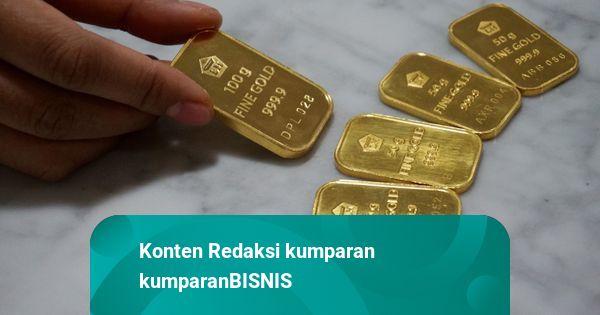 Harga Emas Antam Sepekan Turun Rp 15.000, Galeri24 Merosot Rp 66.000