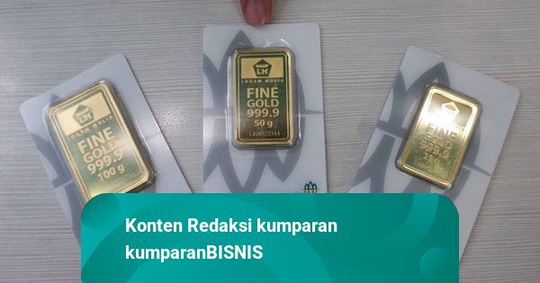 Harga Emas Antam Naik Rp 66.000 dalam Sepekan ke Rp 2.884.000/Gram