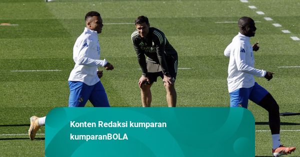 Foto: Real Madrid Matangkan Persiapan Jelang Melawan Liverpool di Liga Champions