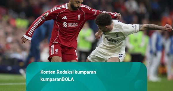 Hasil Liga Inggris: Liverpool Dihajar Nottingham Forest 0-3 di Anfield