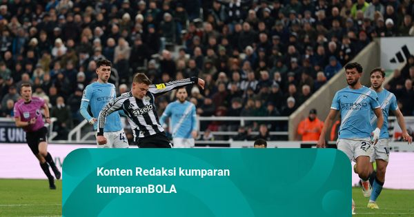 Foto: Newcastle United Bungkam Man City Lewat Dua Gol Harvey Barnes