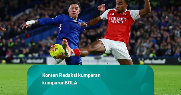 Hasil Liga Inggris: Banjir Kartu, Arsenal Ditahan 10 Pemain Chelsea