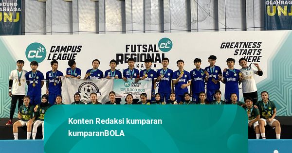 UIN Bandung & STKIP Pasundan Juara Campus League Futsal Regional Jakarta 2025