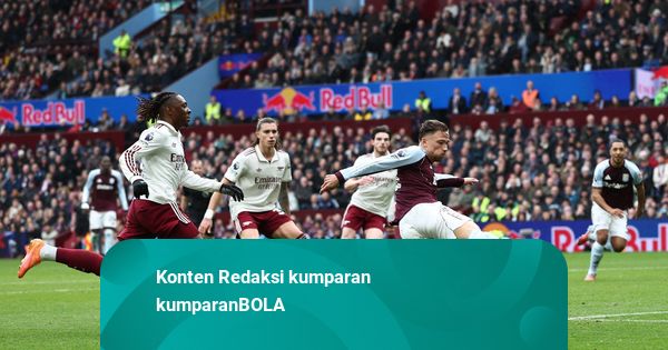 Hasil Liga Inggris: Gol Menit Akhir Bawa Aston Villa Tekuk Arsenal