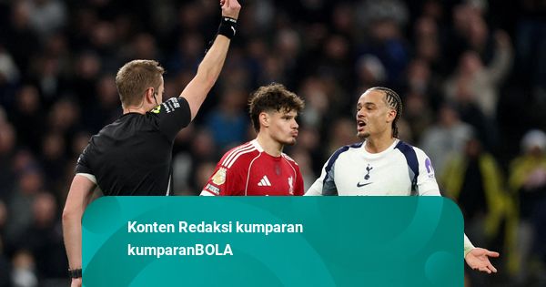 Hasil Liga Inggris: 2 Kartu Merah Tercipta, Liverpool Tekuk 9 Pemain Spurs