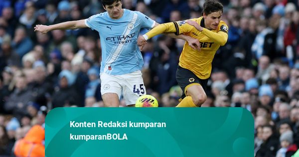 Hasil Liga Inggris: Dihiasi Gol Cepat, Manchester City Bungkam Wolves