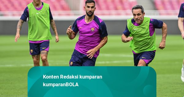 Foto: Persiapan Para Legenda Barcelona Jelang Clash of Legends Jakarta 2026