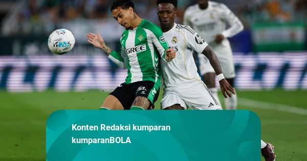 Foto: Cetak Gol di Menit Injury, Real Betis Tahan Imbang Real Madrid