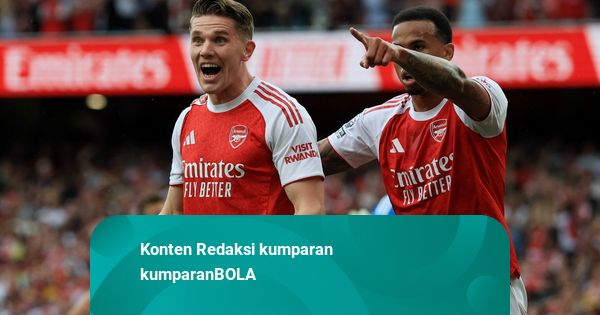 Hasil Liga Inggris: Arsenal Hajar Fulham 3-0, Makin Kokoh di Puncak