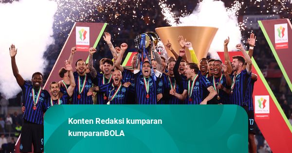 Inter Milan Juara Coppa Italia, Pastikan Double Winner