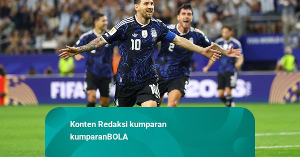 Foto: Messi Cetak Gol Lagi, Argentina Kian Tak Terbendung