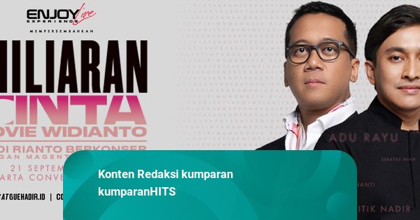 Kolaborasi Yovie Widianto-Andi Rianto Bakal Tersaji dalam Konser Miliaran Cinta