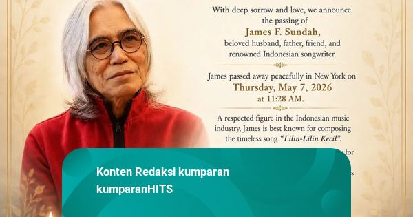 James F. Sundah Meninggal Dunia di New York, Sempat Idap Kanker Paru-paru