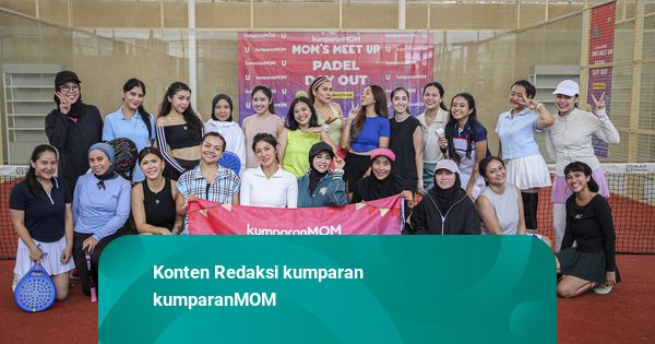 Foto: Aksi Kece para Ibu Aktif di kumparanMOM Mom's Meet Up Padel Day Out
