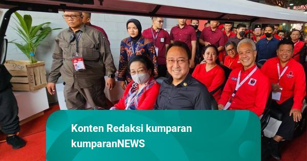 Megawati Cek Pameran Pangan di Rakernas PDIP, Didampingi Puan, Prananda ...