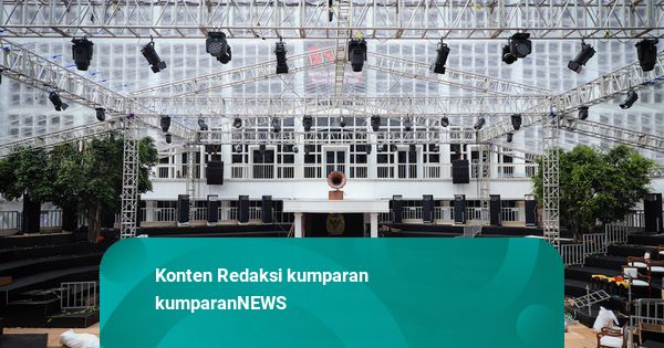 Melihat Layout Panggung Debat Perdana Capres di KPU | kumparan.com
