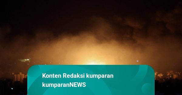 Israel Bombardir Jantung Beirut, Ledakan Besar Terjadi di Dekat Parlemen Lebanon