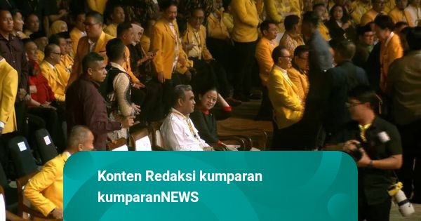 Puan Hadir di HUT Golkar, Duduk di Jajaran Petinggi Parpol KIM