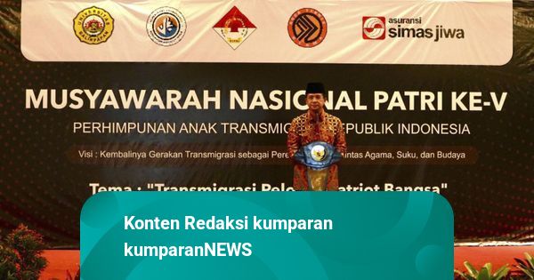 Buka Munas V PATRI, Mentrans Ajak Sinergi & Kolaborasi Anak-Tokoh Transmigran