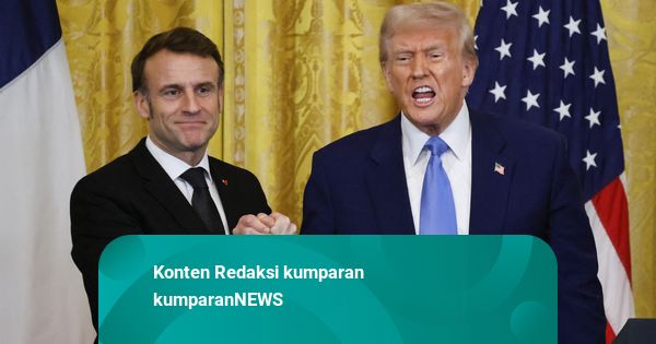 Trump Sindir Macron dan Ancam Tarif Sampanye demi Amankan Dewan Perdamaian Gaza