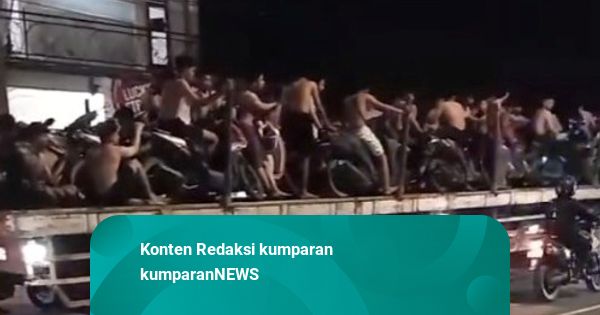 54 Remaja di Gresik Terjaring Razia Balap Motor, Diangkut Pakai Truk Trailer