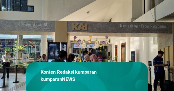 H-5 Lebaran, 5 Ribuan Penumpang Padati Stasiun Gubeng Surabaya