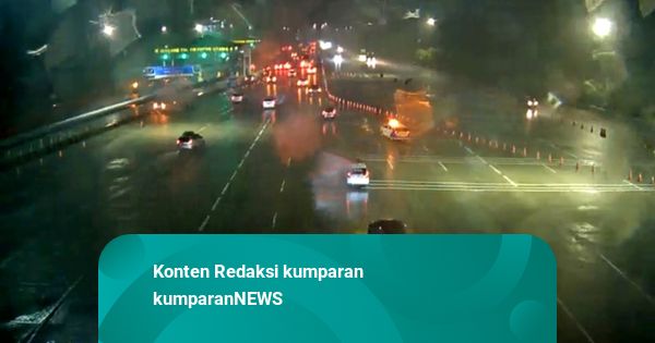 Arus Lalu Lintas Tol Japek Lancar Malam Ini, Contraflow KM 70-47 Dihentikan