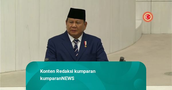 Prabowo Cerita Sempat Grogi Pidato di Parlemen Turki: Singkat tapi Dari Hati