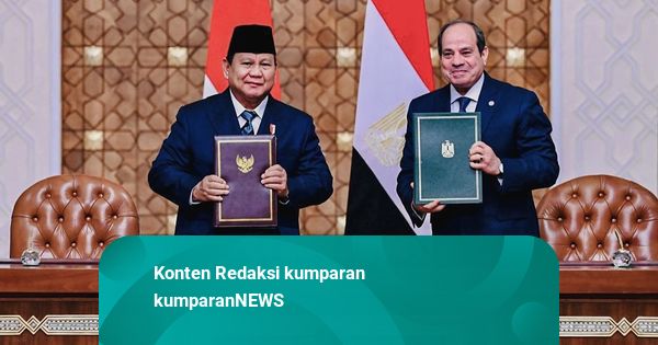 Prabowo dan El Sisi Teken Deklarasi Bersama Kemitraan Indonesia-Mesir