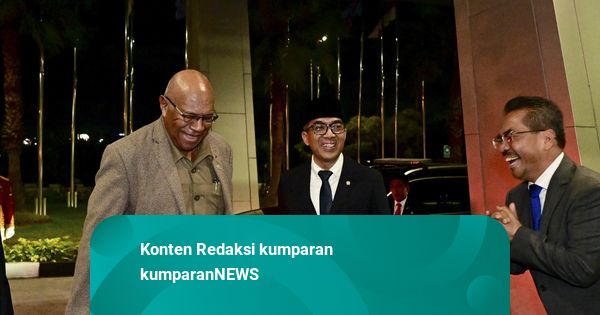 Foto: Penyambutan Hangat PM Republik Fiji Sitiveni Rabuka tiba di Jakarta