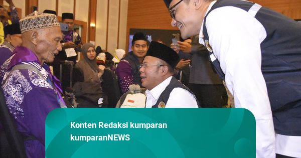 Waka DPR Cucun Lepas Ratusan Calon Haji Kloter I di Embarkasi Haji Jakarta