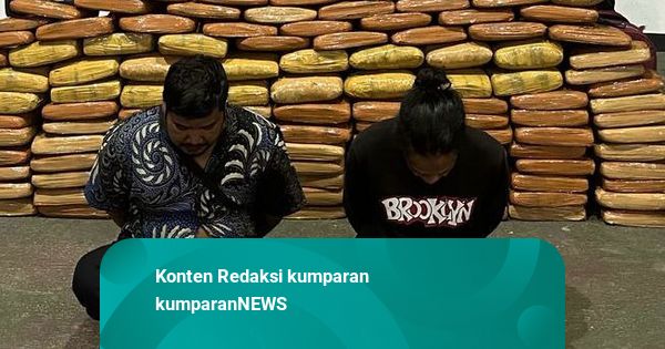 Polda Metro Ringkus 2 Orang Yang Selundupkan 143 Kilo Ganja dari Sumatera