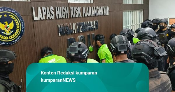 56 Napi Provokator Kerusuhan di Lapas Muara Beliti Dipindahkan ke Nusakambangan