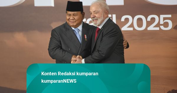 Indonesia Tampil Perdana di BRICS, Prabowo Disambut Hangat Presiden Brasil