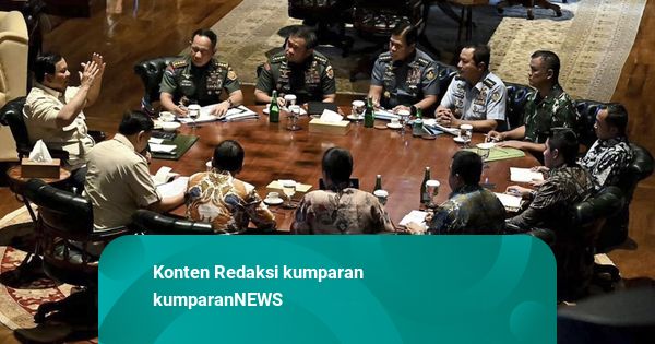 Prabowo Kumpulkan Petinggi TNI di Hambalang, Bahas Situasi RI hingga Geopolitik