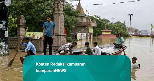 Banjir Bandang Sapu Satu Desa di India, Lebih dari 50 Orang Hilang