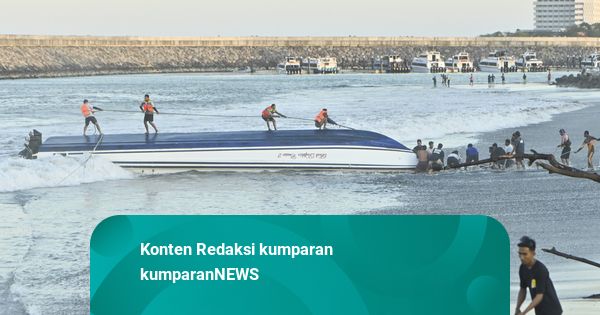 Kronologi Terbaliknya Fast Boat Dolphin Cruise 2 di Pelabuhan Sanur