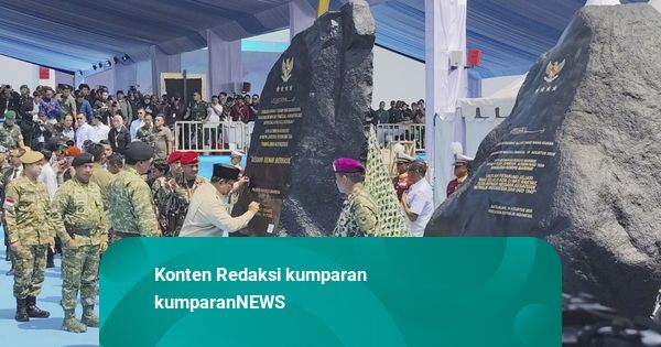 Prabowo Tanda Tangani Prasasti Nomenklatur Baru Pasukan Elite TNI