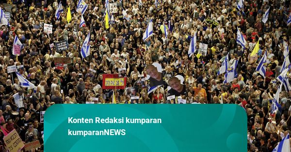 Ribuan Orang Turun ke Jalan di Tel Aviv, Protes Rencana Israel Kuasai Gaza