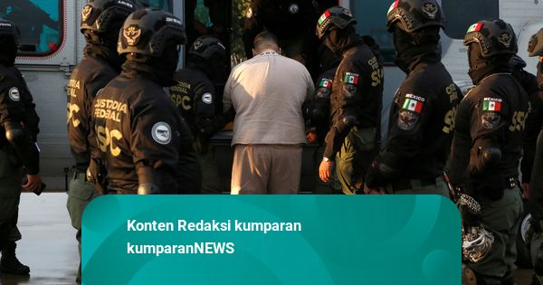 Foto: Meksiko Ekstradisi 26 Tahanan Kartel ke AS Tanpa Ancaman Hukuman Mati