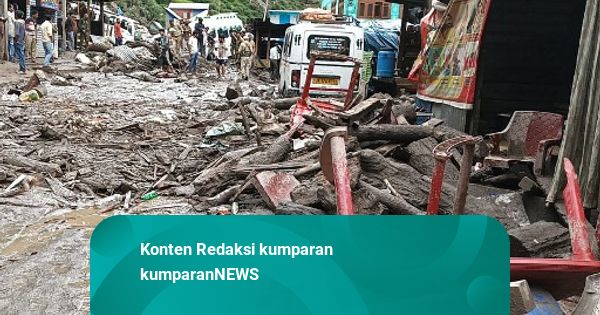 Hujan Deras di India Picu Banjir dan Longsor, 33 Orang Tewas