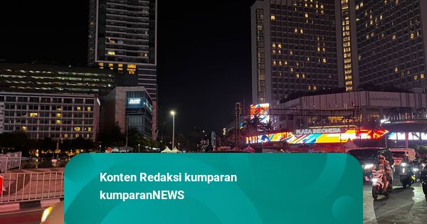 Pesta Rakyat HUT RI Selesai, Jalan MH Thamrin-Sudirman Kembali Normal