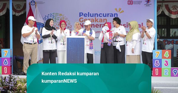 Foto: RI Urutan 70 dari 81 soal Matematika, Mu'ti Resmikan Gerakan Numerasi
