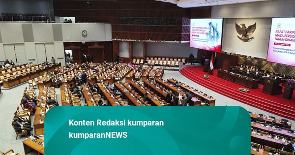 DPR Gelar Paripurna Usai Reses, 307 Anggota Hadir dari 580 Total Anggota