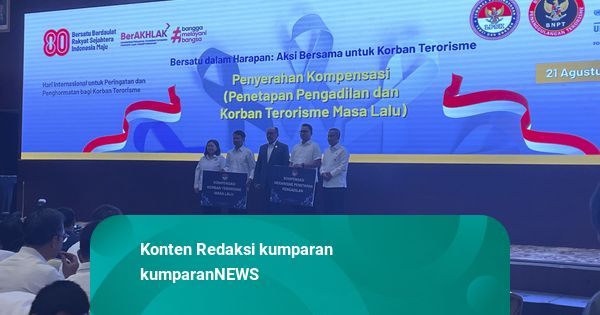 Korban Terorisme Masa Lalu Dapat Kompensasi: Rp 250 Juta untuk Korban Meninggal