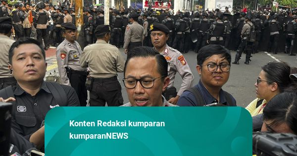 Polisi Siapkan 4.531 Personel Gabungan Amankan Demo Buruh di DPR Besok