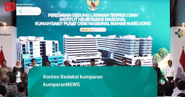 Presiden Prabowo Resmikan Gedung Layanan Terpadu RS Otak Mahar Mardjono Jakarta