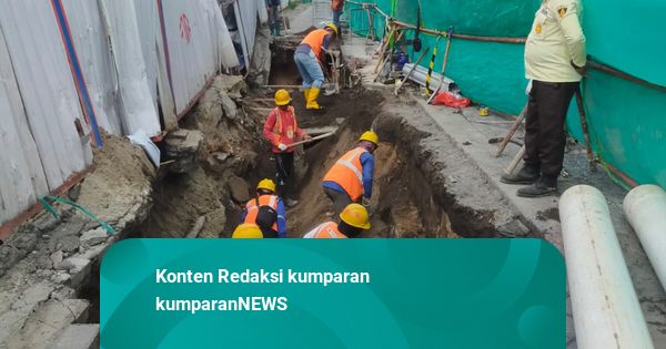 Jalan Poppies I di Kuta Bali Jebol Sedalam 2 Meter, Kini Ditutup