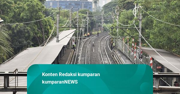 KRL Rute Stasiun Palmerah-Stasiun Tanah Abang Tak Dapat Dilintasi Imbas Demo DPR